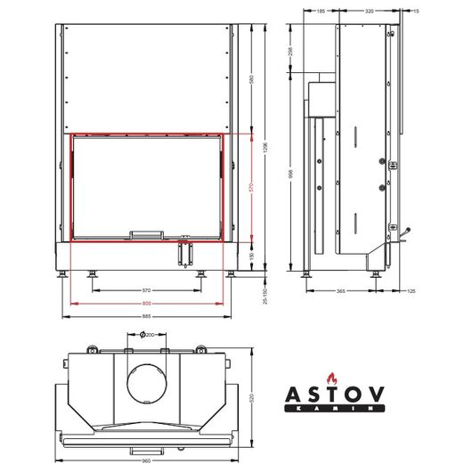 Топка Астов (Astov) ПС 8057, изображение 2